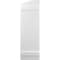 Ekena Millwork Americraft 5-Board (2 Batten) Wood Joined Board-n-Batten Shutters w/Ellipt Top, ARW101BE518X77WHH, PR ARW101BE518X77WHH - alternate 4